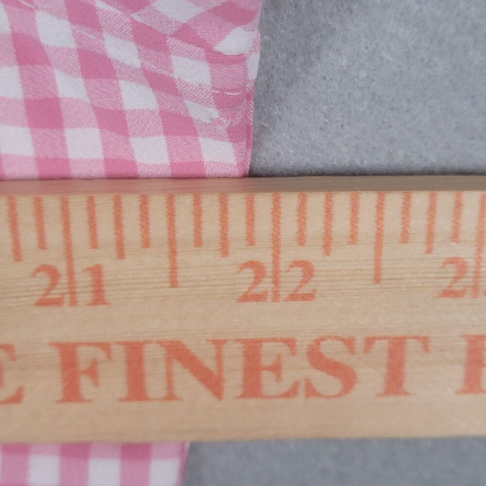 NWOT Mizzen Main Leeward Performance Shirt Men M Pink Plaid Trim Fit No Tuck - Picture 9 of 10
